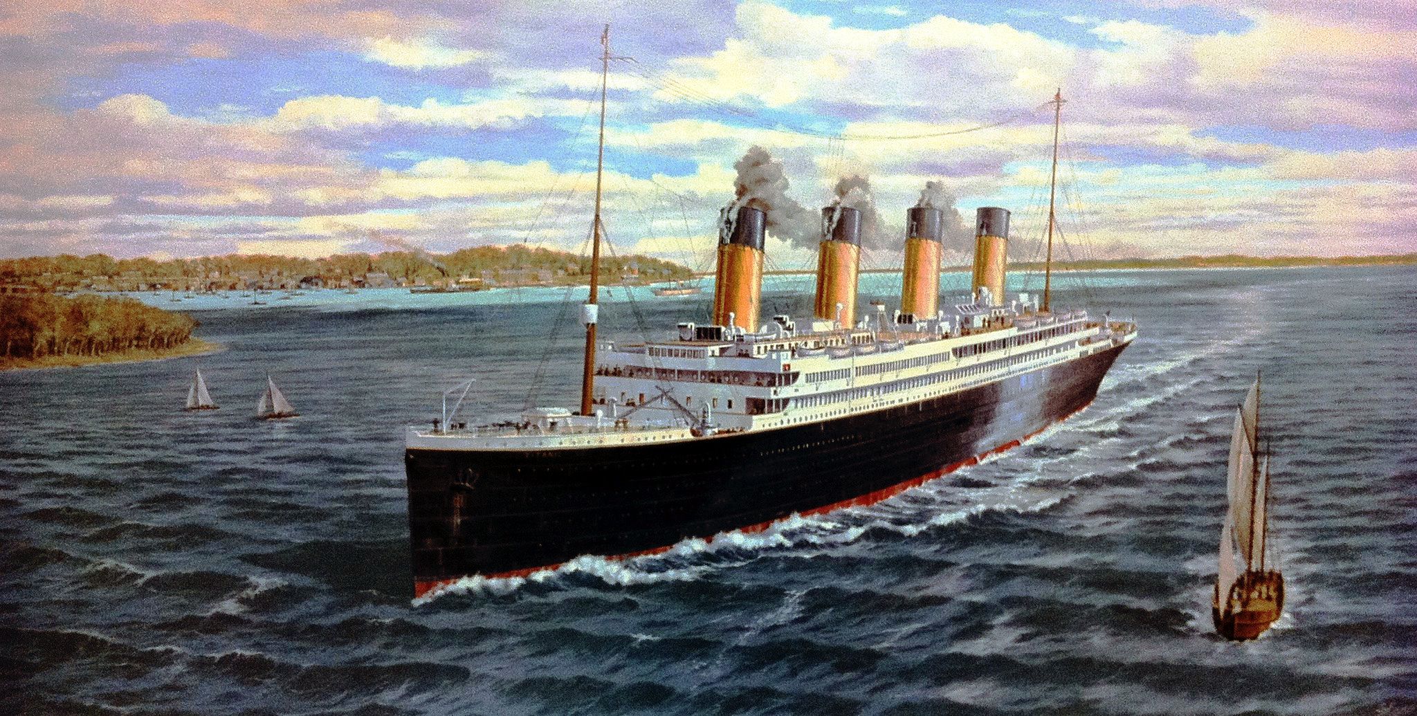 Титаник вояж. RMS Laurentic 1927. Британик 2020. Титаник тонет Кен Маршалл. Кен Маршалл Титаник картины.
